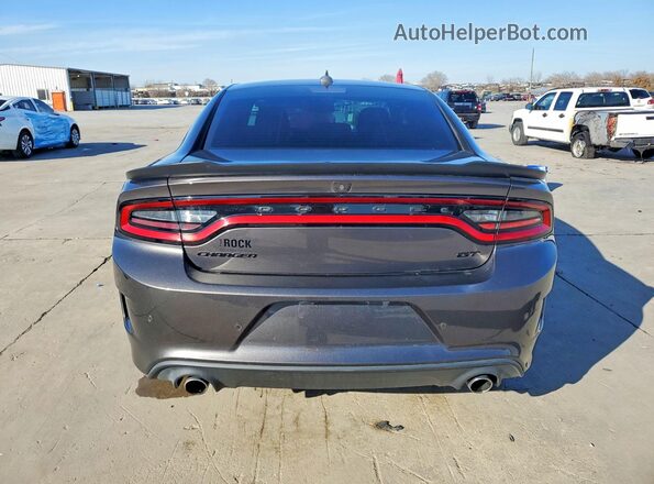 2C3CDXHG5MH628900 2021 DODGE CHARGER Charcoal Rear view