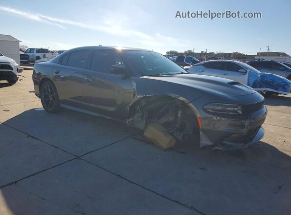 2C3CDXHG5MH628900 2021 DODGE CHARGER Charcoal Front right
