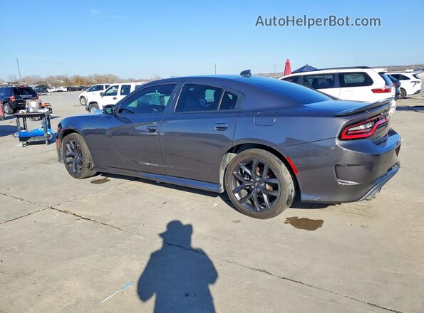 2C3CDXHG5MH628900 2021 DODGE CHARGER Charcoal Rear left