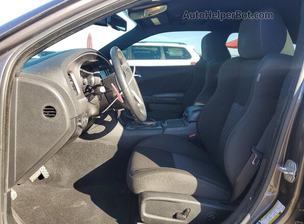 2C3CDXHG5MH628900 2021 DODGE CHARGER Charcoal Front interior view