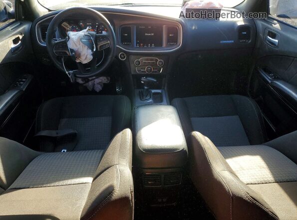 2C3CDXHG5MH652159 2021 DODGE CHARGER Blue Dashboard view