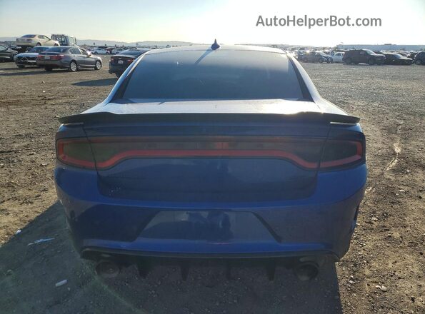 2C3CDXHG5MH652159 2021 DODGE CHARGER Blue Rear view