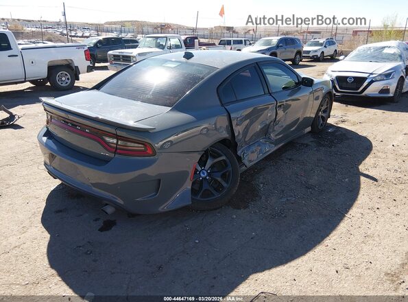 2C3CDXHG6KH512831 2019 DODGE CHARGER Gray Trasero derecho