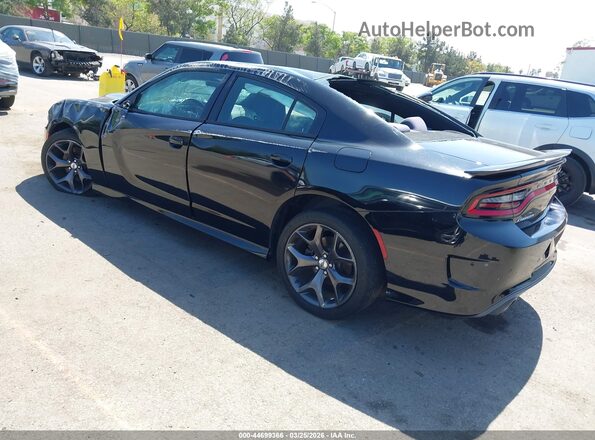 2C3CDXHG6KH567280 2019 DODGE CHARGER Black Trasero izquierdo