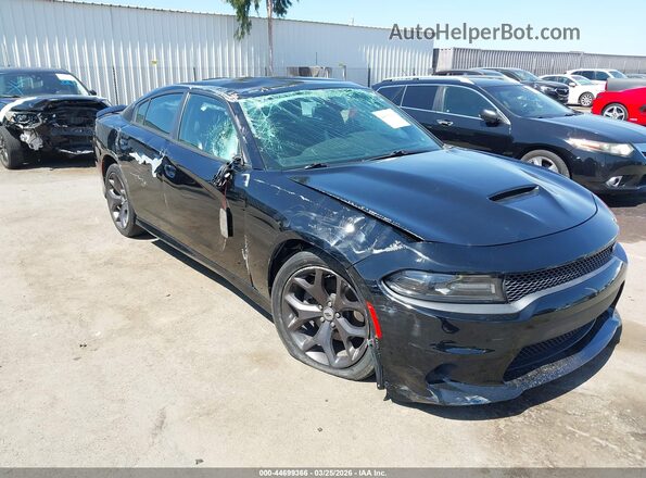 2C3CDXHG6KH567280 2019 DODGE CHARGER Black Vista frontal