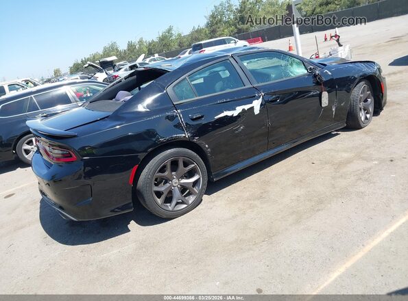 2C3CDXHG6KH567280 2019 DODGE CHARGER Black Trasero derecho