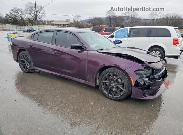 2C3CDXHG6MH566164 2021 DODGE CHARGER Purple წინა მარჯვენა