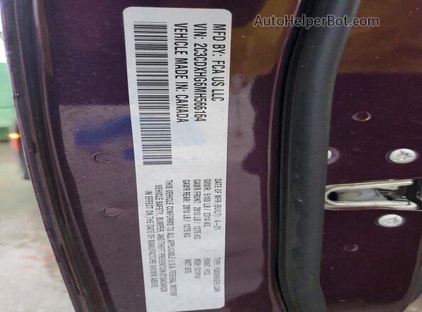 2C3CDXHG6MH566164 2021 DODGE CHARGER Purple ძრავის განყოფილების ხედი