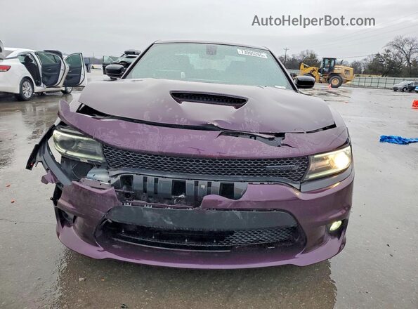 2C3CDXHG6MH566164 2021 DODGE CHARGER Purple წინა ხედი