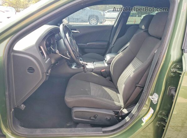 2C3CDXHG6MH592022 2021 DODGE CHARGER Green Vista interior delantera