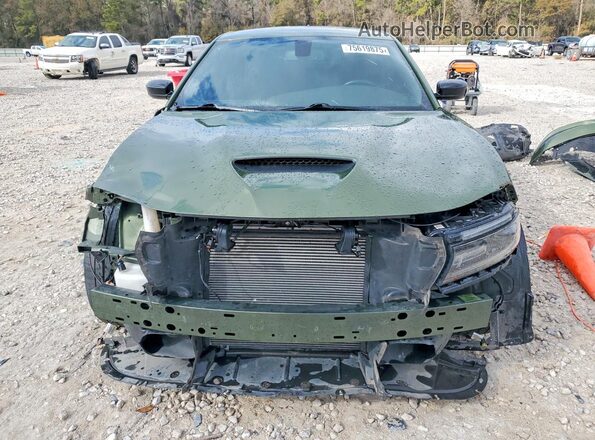 2C3CDXHG6MH592022 2021 DODGE CHARGER Green Vista frontal