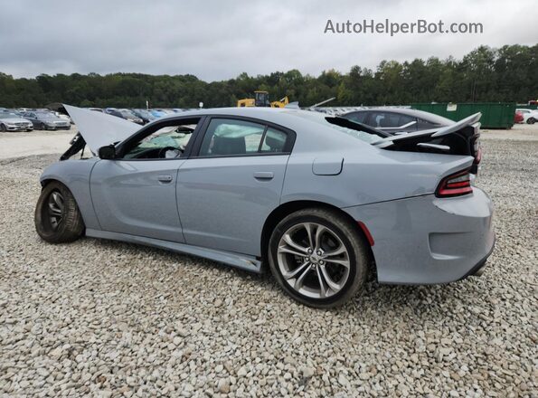 2C3CDXHG6MH661453 2021 DODGE CHARGER Silver Rear left