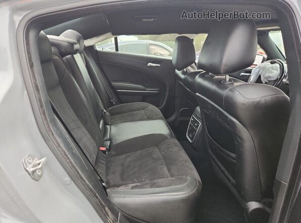2C3CDXHG6MH661453 2021 DODGE CHARGER Silver Rear seats view