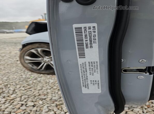 2C3CDXHG6MH661453 2021 DODGE CHARGER Silver VIN sticker view