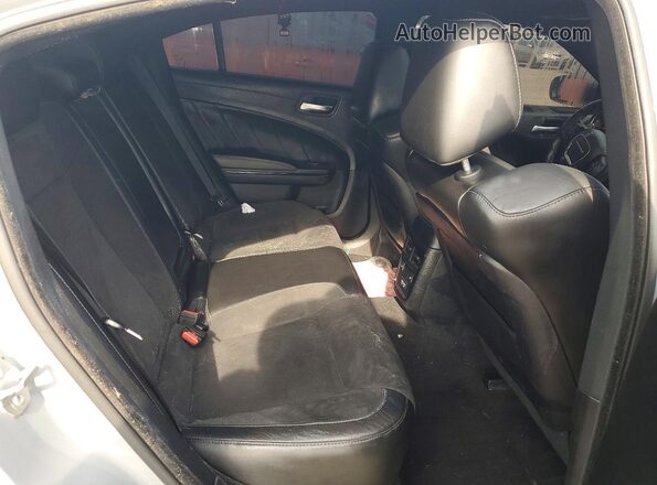 2C3CDXHG7MH625934 2021 DODGE CHARGER Silver Rear seats view