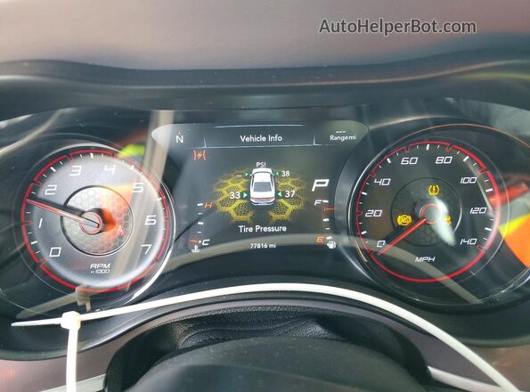 2C3CDXHG7MH669531 2021 DODGE CHARGER White Вид щитка приладів