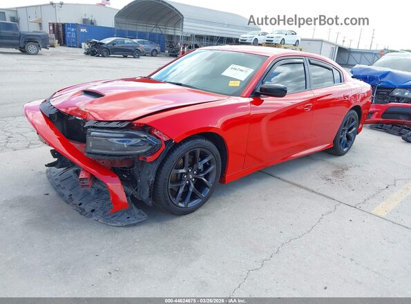 2C3CDXHG7PH555341 2023 DODGE CHARGER Red Front left