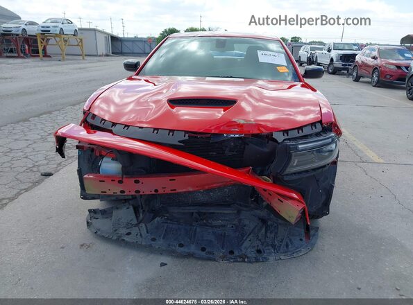 2C3CDXHG7PH555341 2023 DODGE CHARGER Red Rear interior view