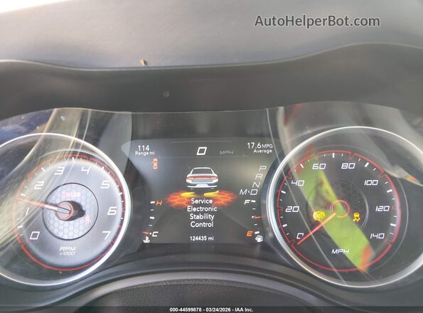 2C3CDXHG8KH561075 2019 DODGE CHARGER Blue Вид задніх сидінь