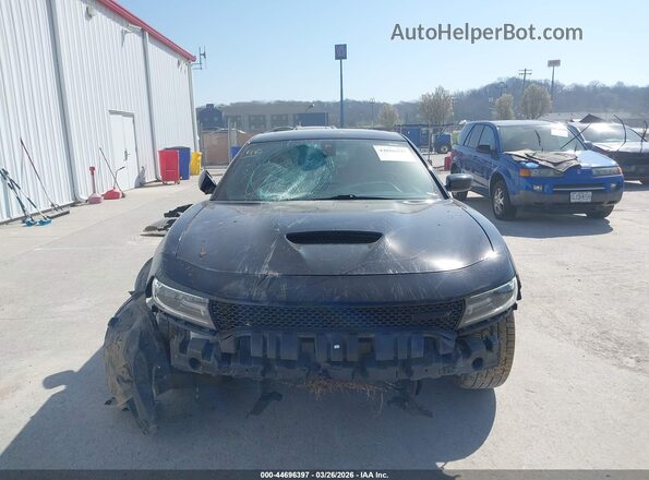 2C3CDXHG9MH557667 2021 DODGE CHARGER Black Widok wnętrza z tyłu