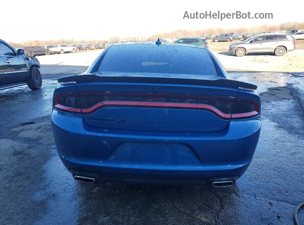 2C3CDXJG0MH557955 2021 DODGE CHARGER Blue Widok z tyłu