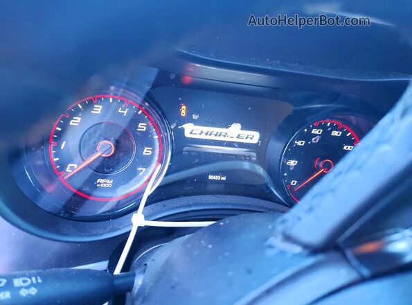 2C3CDXJG0MH557955 2021 DODGE CHARGER Blue Widok zestawu wskaźników