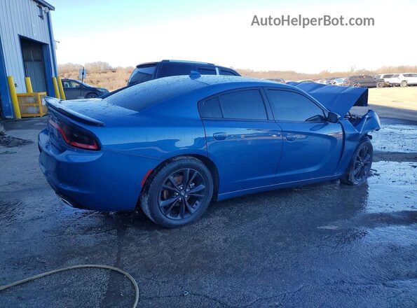 2C3CDXJG0MH557955 2021 DODGE CHARGER Blue Tył prawy