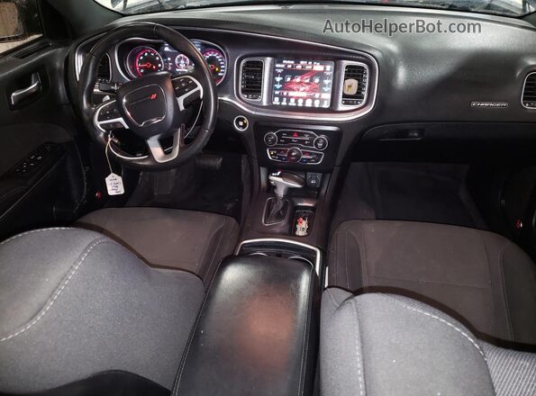 2C3CDXJG1HH514070 2017 DODGE CHARGER Black Вид панелі приладів