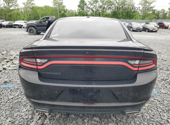 2C3CDXJG1HH514070 2017 DODGE CHARGER Black Вид ззаду