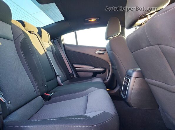 2C3CDXJG2MH606198 2021 DODGE CHARGER Black Rear seats view