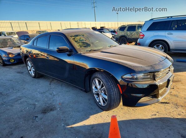 2C3CDXJG2MH606198 2021 DODGE CHARGER Black Front right