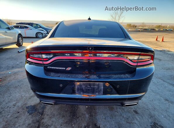 2C3CDXJG2MH606198 2021 DODGE CHARGER Black Rear view