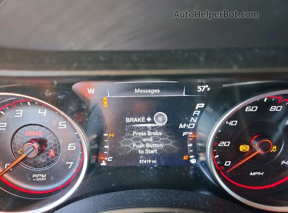 2C3CDXJG2MH606198 2021 DODGE CHARGER Black Instrument cluster view