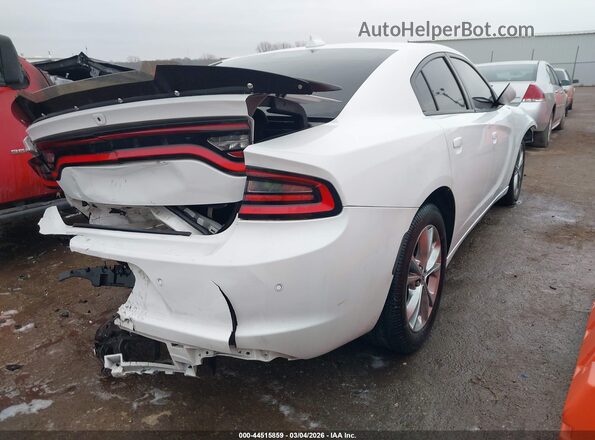 2C3CDXJG2NH111209 2022 DODGE CHARGER White Задня права чверть