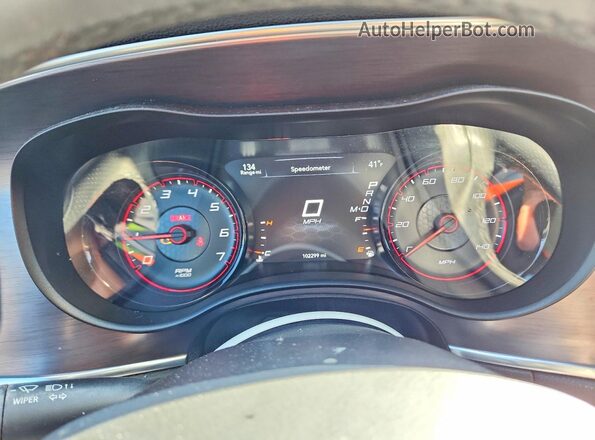 2C3CDXJG3HH603302 2017 DODGE CHARGER Gray Սարքավորումների վահանակի տեսք