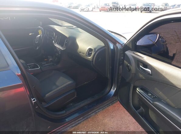 2C3CDXJG6HH505395 2017 DODGE CHARGER Gray Widok wnętrza z przodu