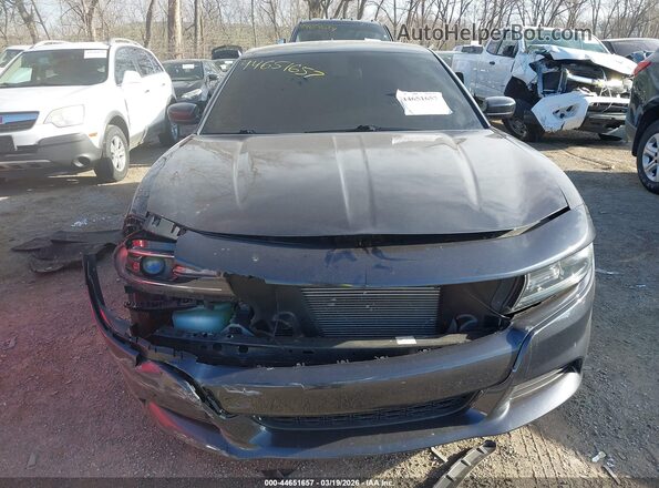 2C3CDXJG6HH505395 2017 DODGE CHARGER Gray Widok zestawu wskaźników