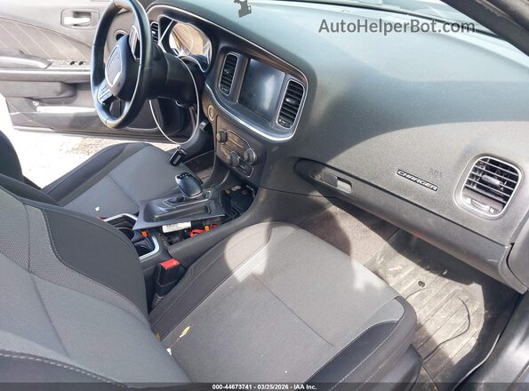 2C3CDXJG9GH211620 2016 DODGE CHARGER Gray წინა სალონის ხედი