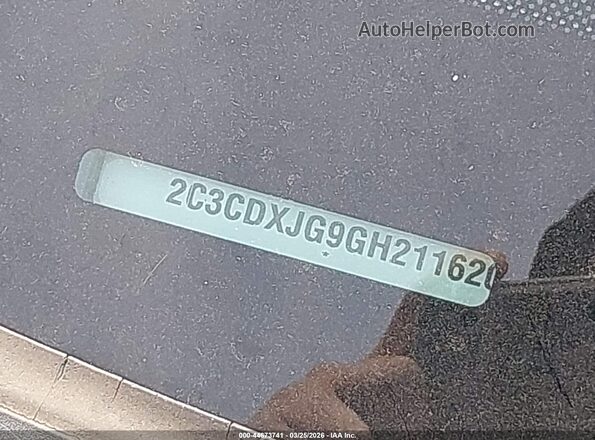 2C3CDXJG9GH211620 2016 DODGE CHARGER Gray 
