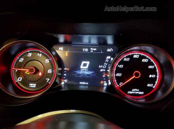 2C3CDXKG5MH549428 2021 DODGE CHARGER Two Tone Instrument cluster view