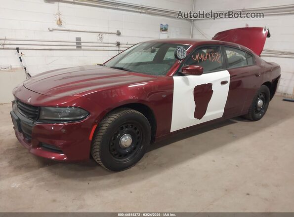 2C3CDXKG9NH107267 2022 DODGE CHARGER Burgundy Front left