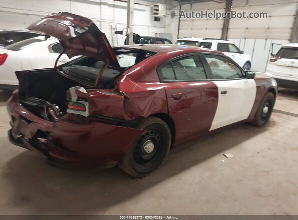 2C3CDXKG9NH107267 2022 DODGE CHARGER Burgundy Rear right