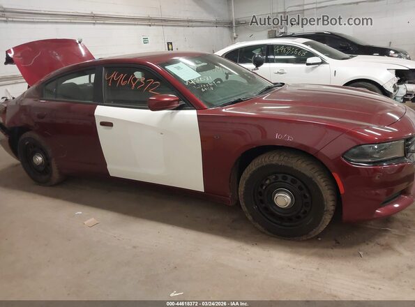 2C3CDXKG9NH107267 2022 DODGE CHARGER Burgundy Rear interior view