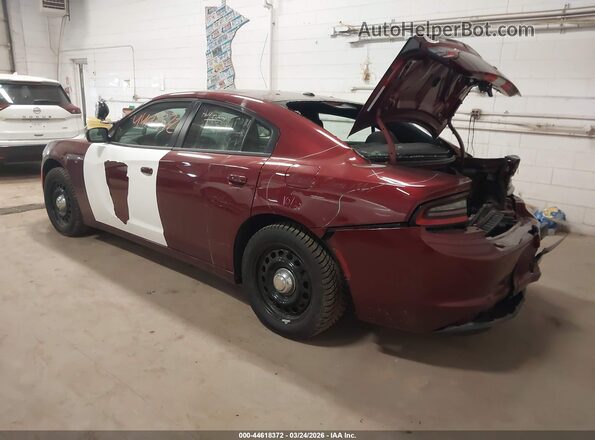 2C3CDXKG9NH107267 2022 DODGE CHARGER Burgundy Rear left