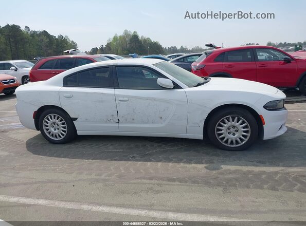 2C3CDXKT3KH535778 2019 DODGE CHARGER White Widok wnętrza z tyłu