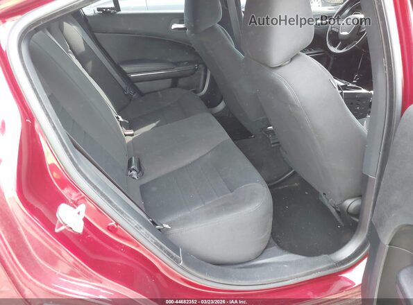 2C3CDXKT5KH697315 2019 DODGE CHARGER Burgundy Vista de la etiqueta del VIN