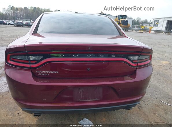 2C3CDXKT5KH697315 2019 DODGE CHARGER Burgundy 