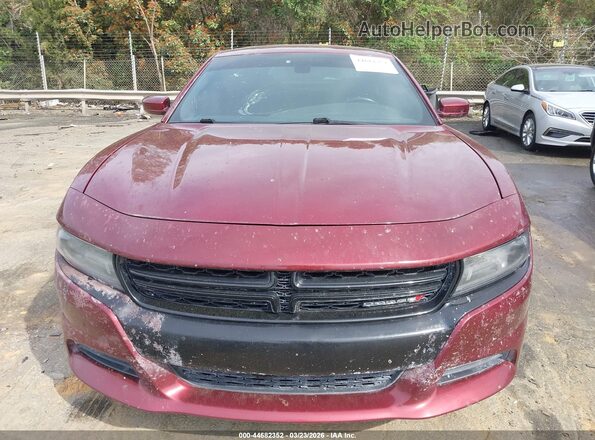 2C3CDXKT5KH697315 2019 DODGE CHARGER Burgundy Vista del cuadro de instrumentos