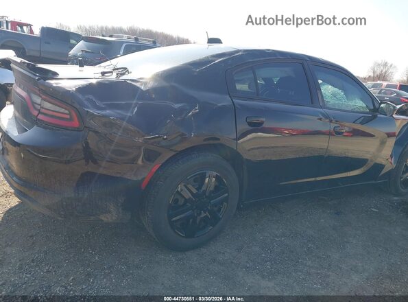 2C3CDXKT9KH617725 2019 DODGE CHARGER Black უკანა მარჯვენა