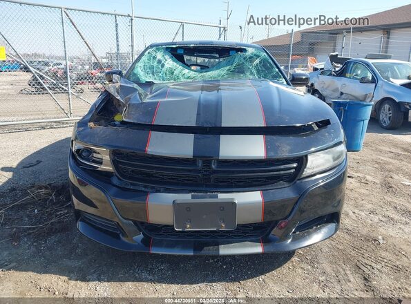 2C3CDXKT9KH617725 2019 DODGE CHARGER Black ხელსაწყოთა პანელის ხედი